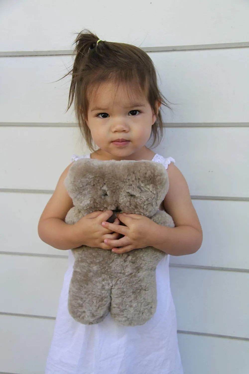 Latte 100% Australian Sheepskin Teddy Bear