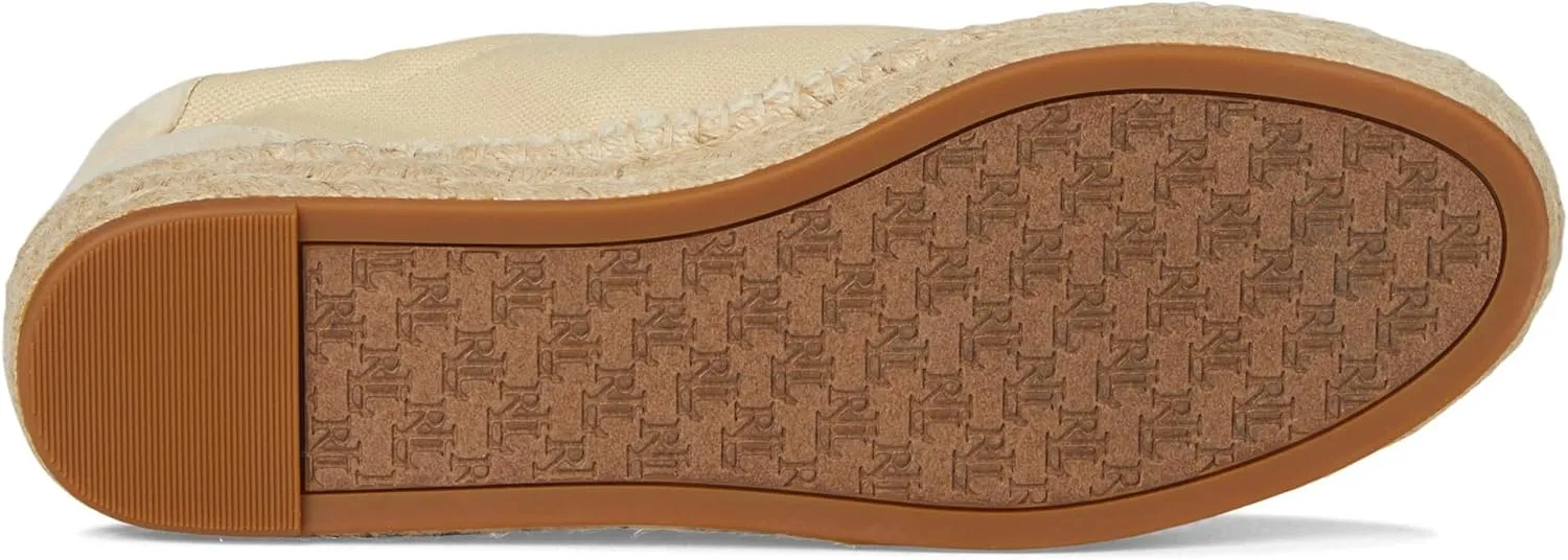 Lauren Ralph Lauren Women's Luize Canvas & Suede Espadrille Sneaker