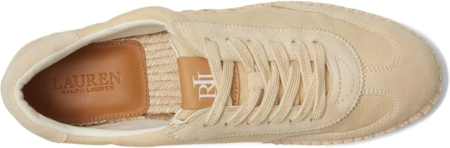 Lauren Ralph Lauren Women's Luize Canvas & Suede Espadrille Sneaker