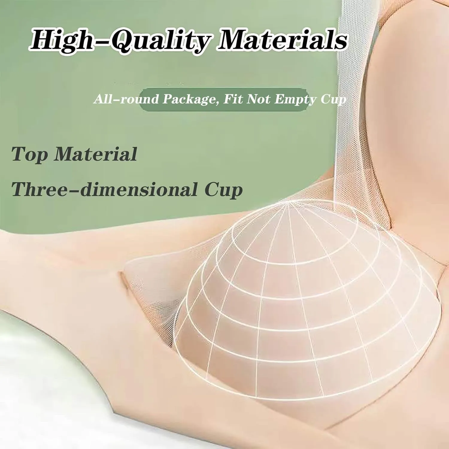 LELEBEAR Ever So Cute Bra for Seniors, Eversocute Bra, Wirefree Comfortable Padded Lift Push Up Bra