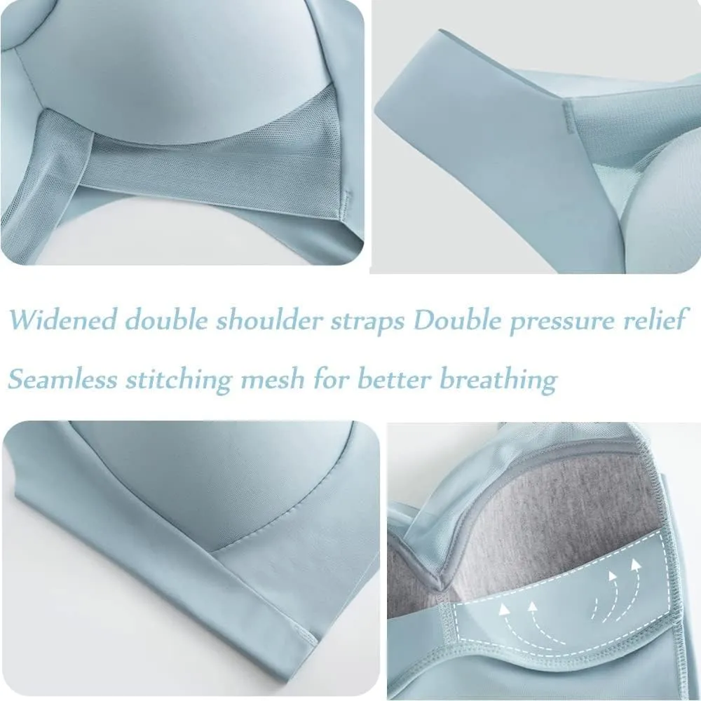 LELEBEAR Ever So Cute Bra for Seniors, Eversocute Bra, Wirefree Comfortable Padded Lift Push Up Bra