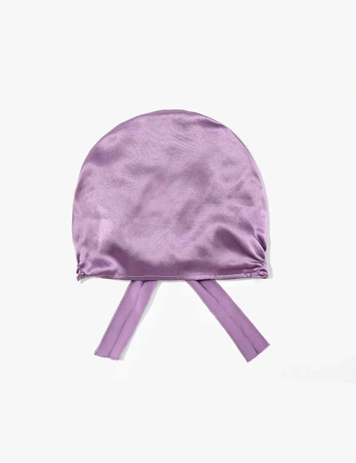 LilySilk Silk Bonnet for Sleeping Womens Sleep Cap 100% 19MM Mulberry Silk for Long Curly Hair Adjustable Stretchy Lavender