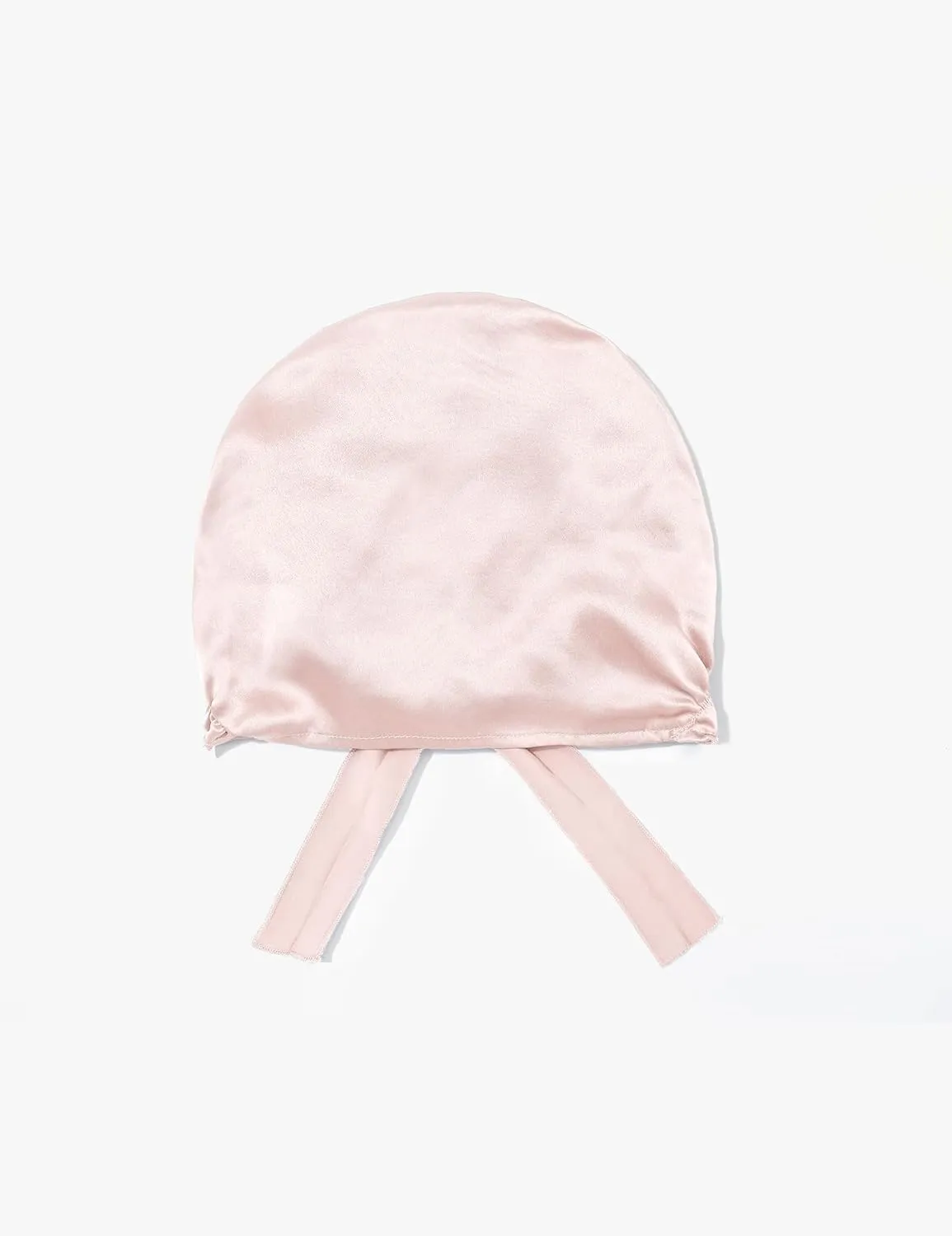 LilySilk Silk Bonnet for Sleeping Womens Sleep Cap 100% 19MM Mulberry Silk for Long Curly Hair Adjustable Stretchy Light Beige