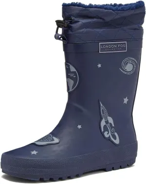 LONDON FOG Toby Boys Girls Snow Boots and Rain Boots - Insulated Winter Waterproof Boys Girls Snow Boots - Little Kid and Big Kid Sizes 11 to 7