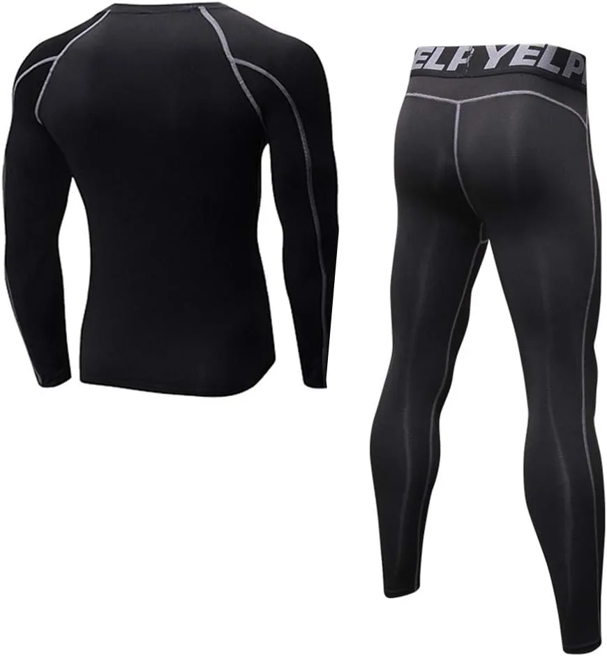 Long Underwear Mens Thermals Base Layer Men Cold Weather Gear Long Johns for Winter Cycling Running Hunting