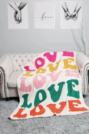 LOVE SOFT THROW BLANKET