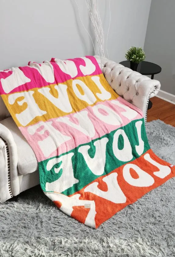 LOVE SOFT THROW BLANKET