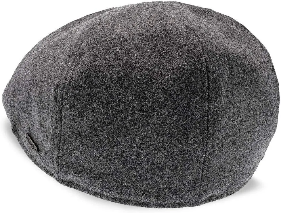 Luxe Wool Grand Master Duckbill Cap – 6-Panel Classic Style with Soft Cotton Liner and Suede Brim Underside – Timeless Colors