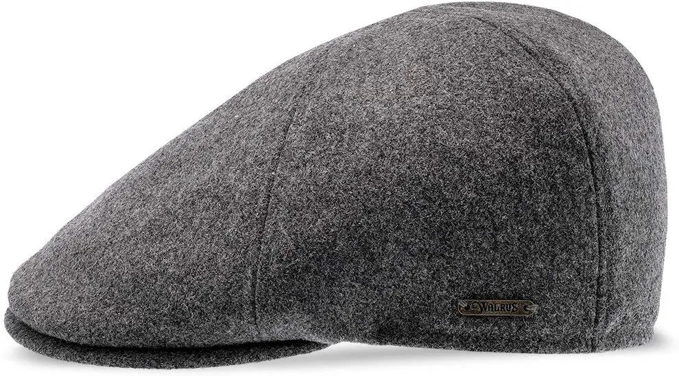 Luxe Wool Grand Master Duckbill Cap – 6-Panel Classic Style with Soft Cotton Liner and Suede Brim Underside – Timeless Colors