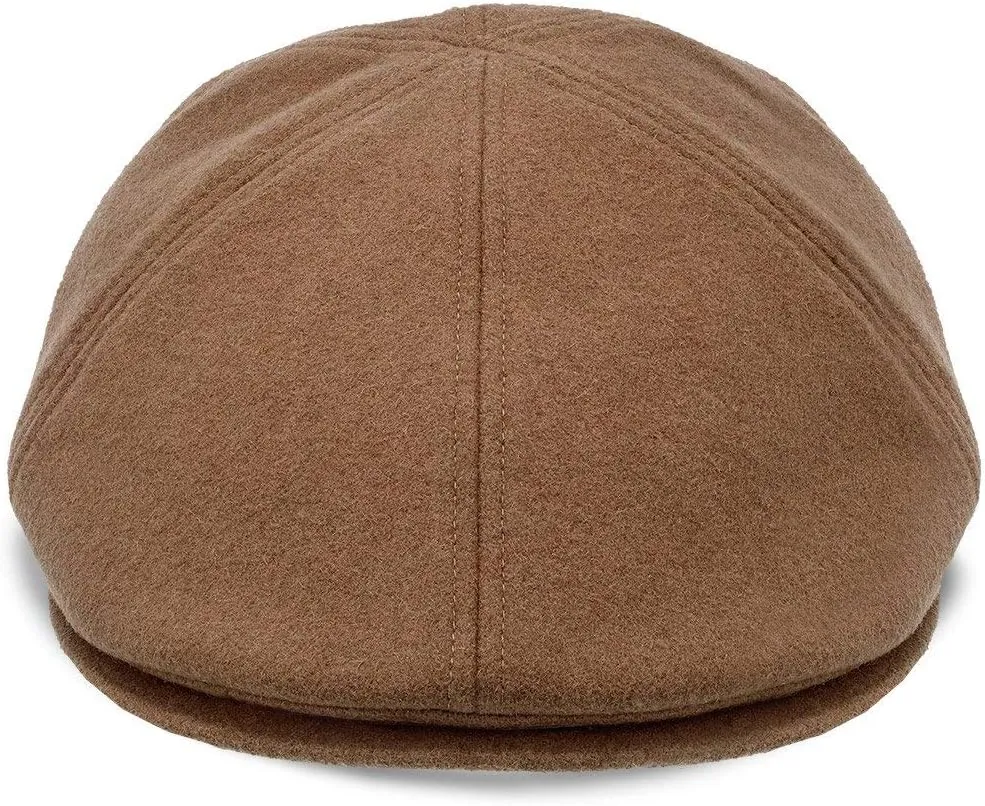 Luxe Wool Grand Master Duckbill Cap – 6-Panel Classic Style with Soft Cotton Liner and Suede Brim Underside – Timeless Colors