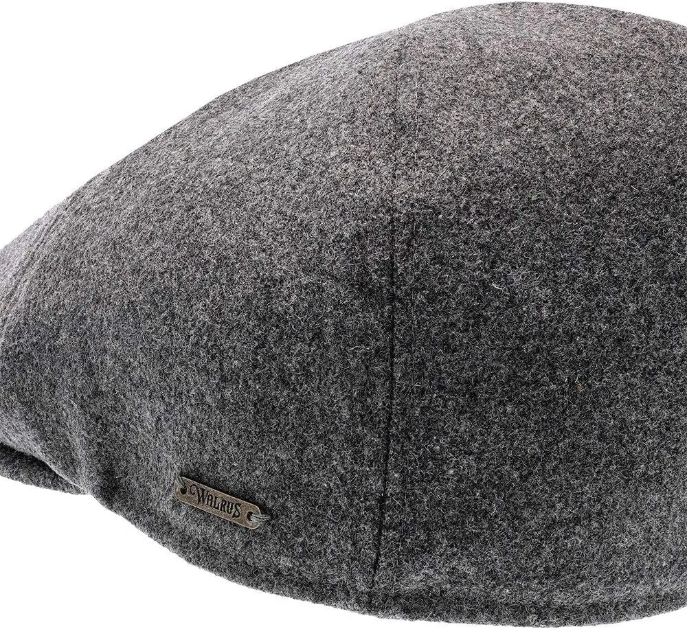 Luxe Wool Grand Master Duckbill Cap – 6-Panel Classic Style with Soft Cotton Liner and Suede Brim Underside – Timeless Colors