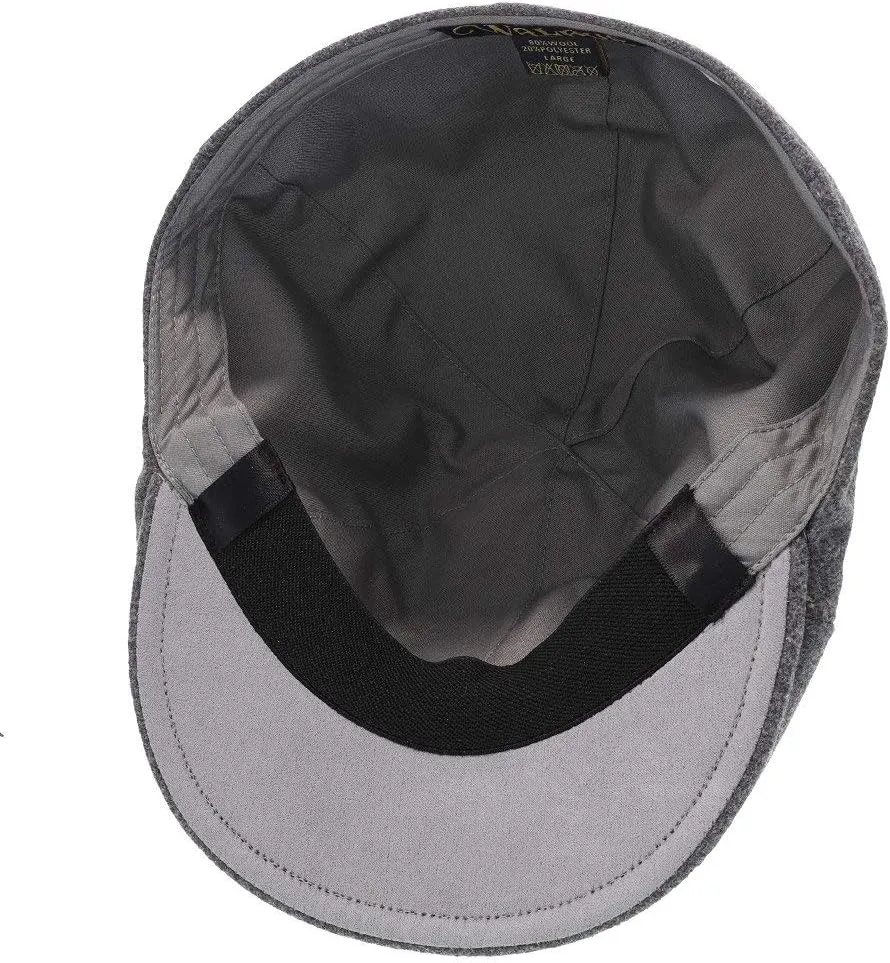 Luxe Wool Grand Master Duckbill Cap – 6-Panel Classic Style with Soft Cotton Liner and Suede Brim Underside – Timeless Colors