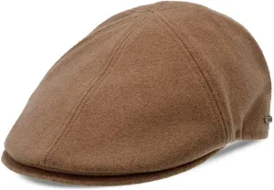 Luxe Wool Grand Master Duckbill Cap – 6-Panel Classic Style with Soft Cotton Liner and Suede Brim Underside – Timeless Colors