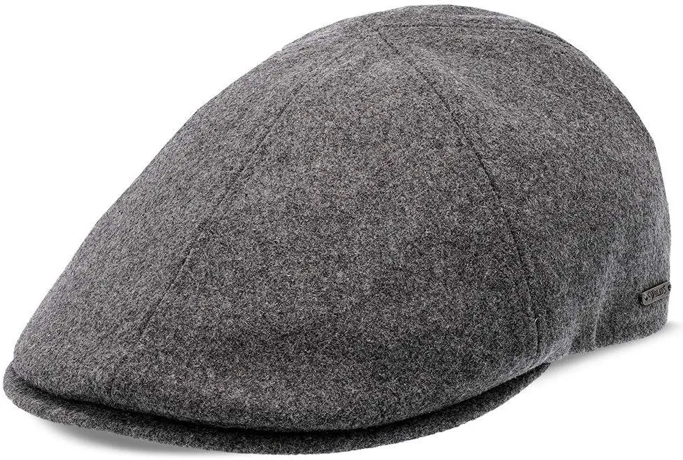 Luxe Wool Grand Master Duckbill Cap – 6-Panel Classic Style with Soft Cotton Liner and Suede Brim Underside – Timeless Colors