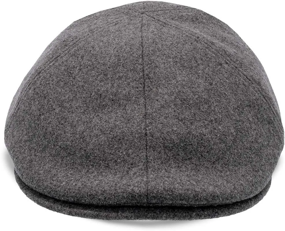 Luxe Wool Grand Master Duckbill Cap – 6-Panel Classic Style with Soft Cotton Liner and Suede Brim Underside – Timeless Colors