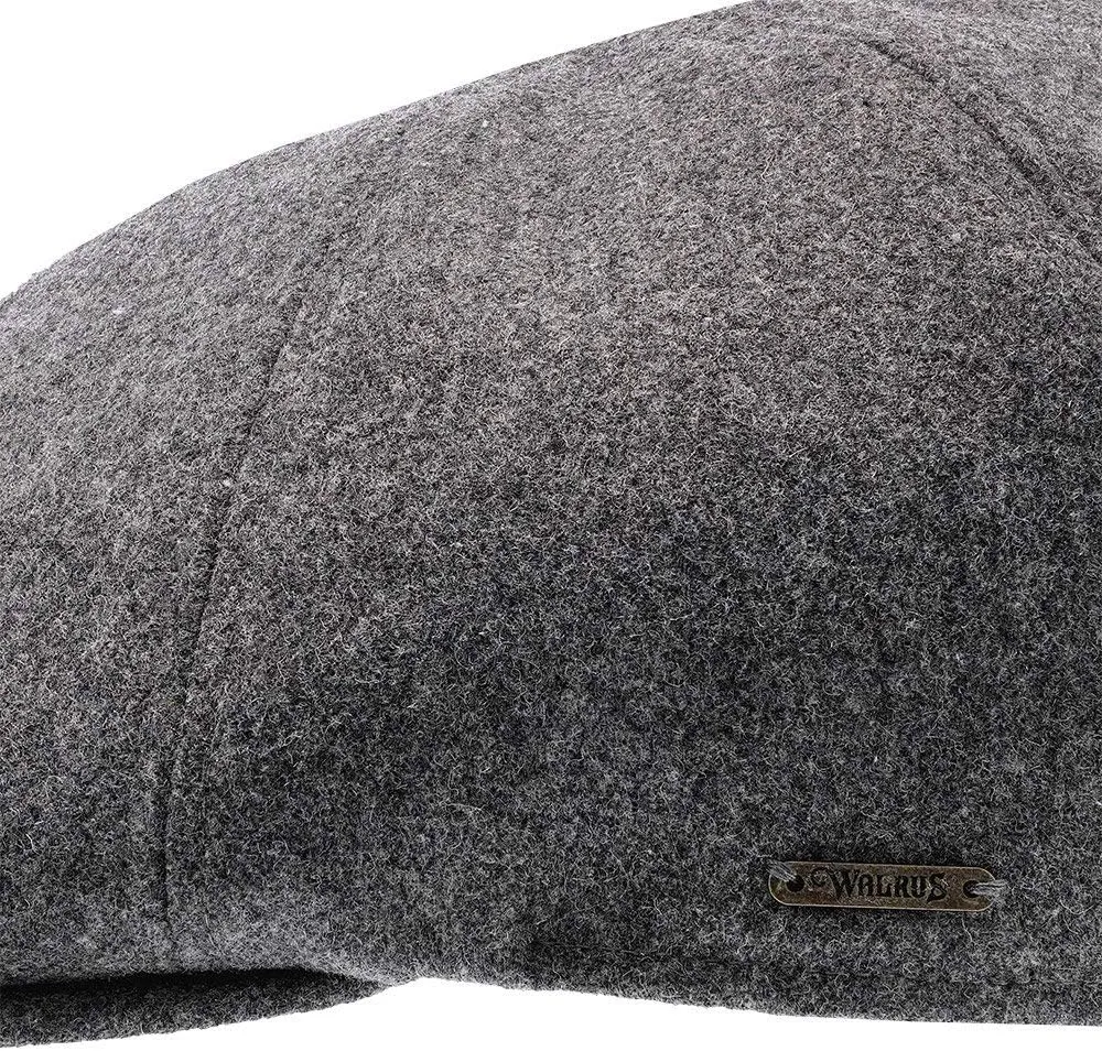 Luxe Wool Grand Master Duckbill Cap – 6-Panel Classic Style with Soft Cotton Liner and Suede Brim Underside – Timeless Colors