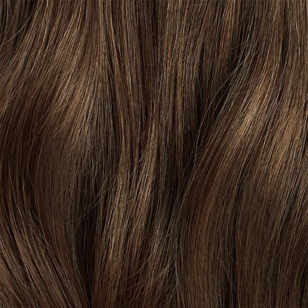 Luxy 100% Remy Human Hair - Seamless Clip-In Hair Extensions - Multi-Dimensional Color for Natural Blending, Adds Volume & Length 240 grams 24" Neutral Brown Seamless