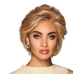 MAKE A STATEMENT Layered Modern Chin-Length Bob Wig, Designer Series by Hairuwear, Average Cap Size, GF14-22SS Wheat
