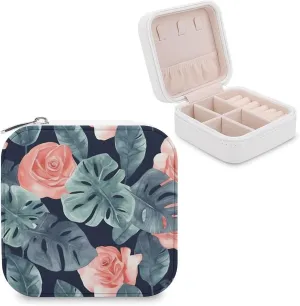 Makeup Mirror, Watercolor Monstera Pattern Printed Makeup Mirror,portable Makeup Mirror,durable Makeup Mirror,office Makeup Mirror
