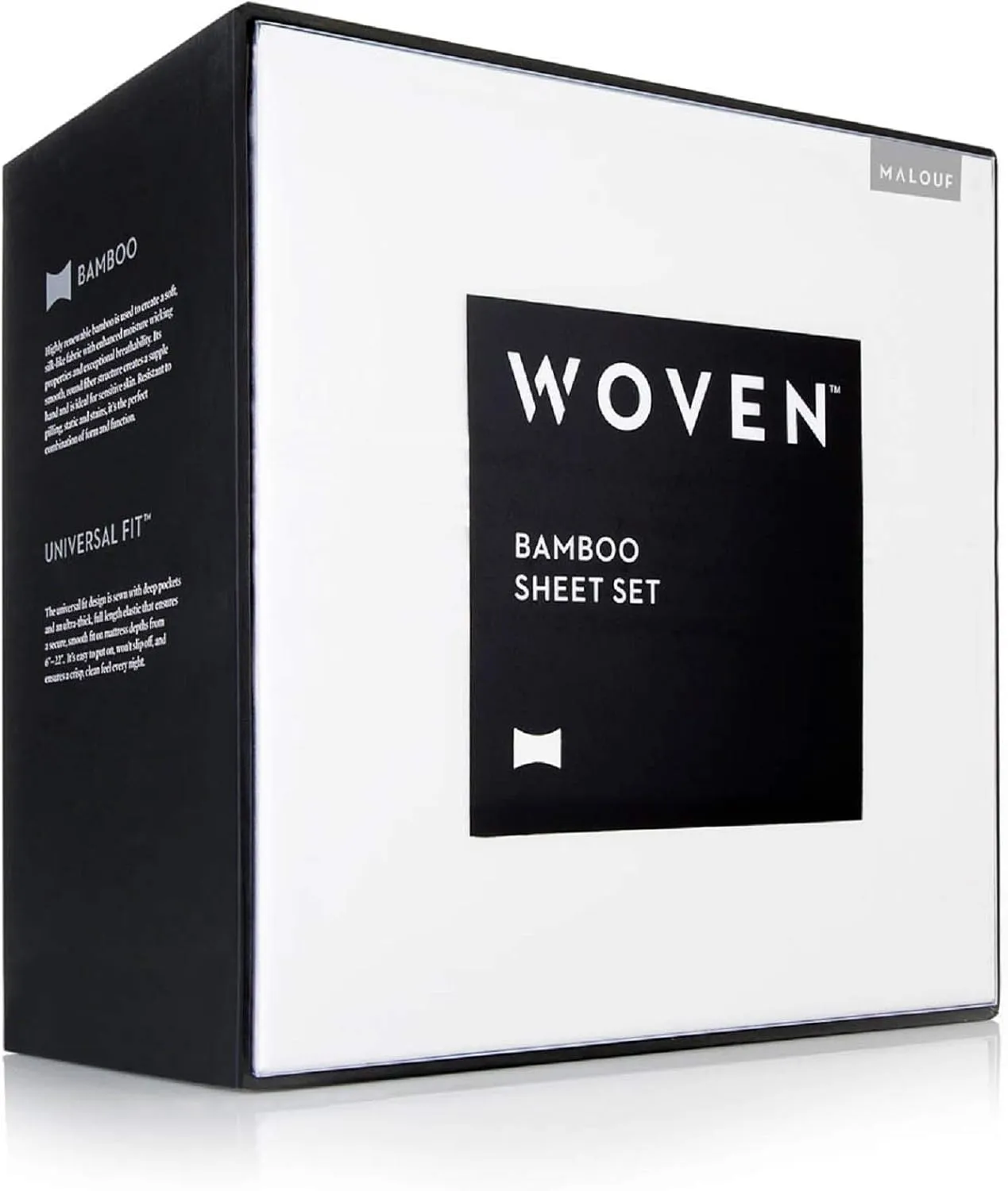 MALOUF 100% Rayon from Bamboo Sheet Set, Split King, Driftwood