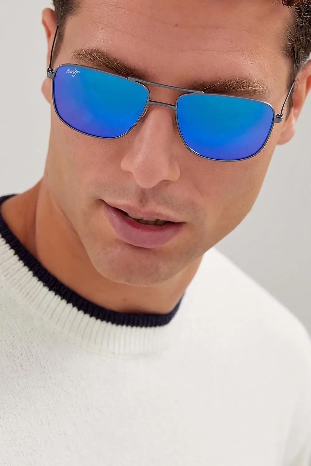 Maui Jim Men's Mikioi Polarized Aviator Sunglasses