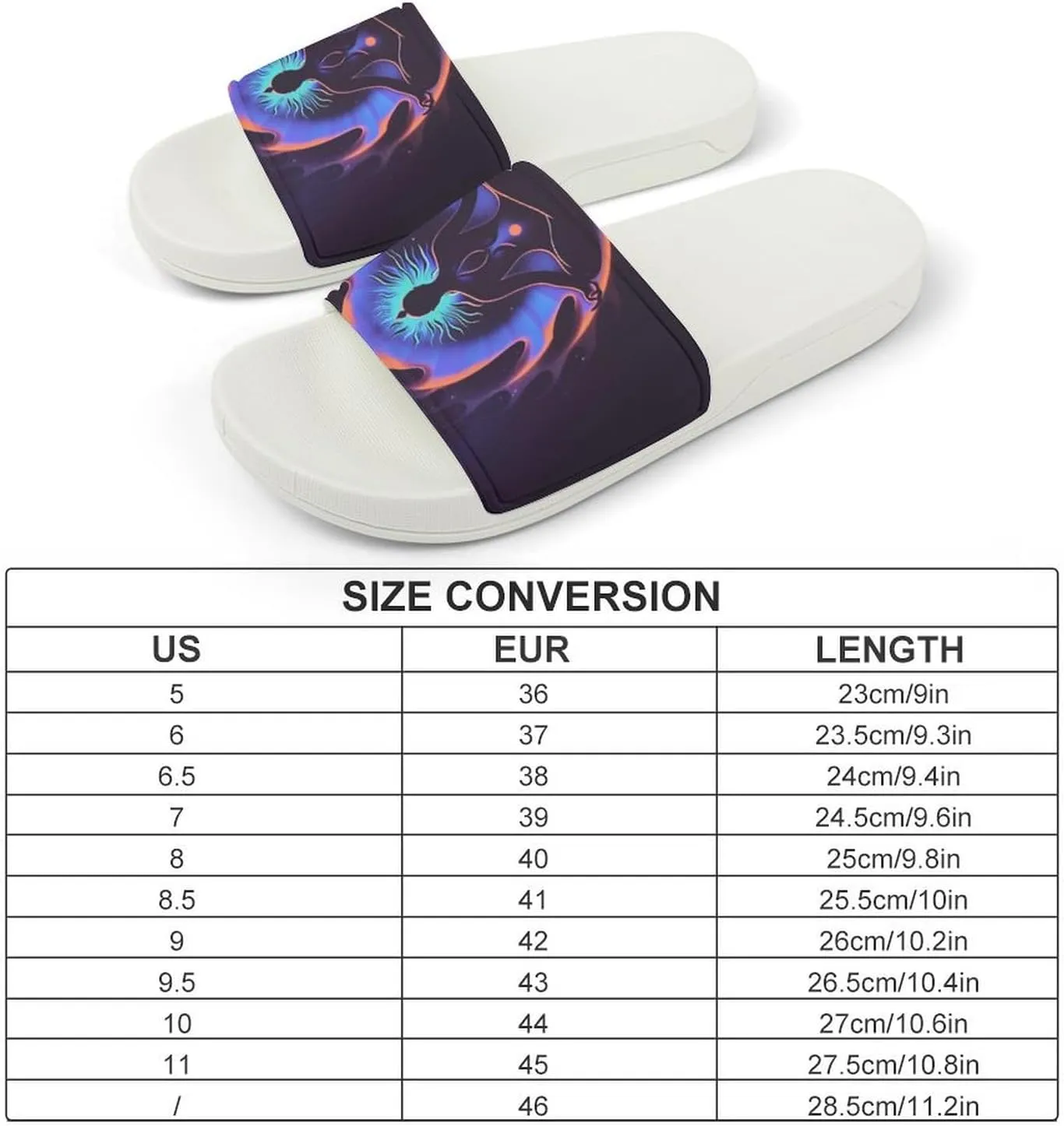 Meditation Zen Abstract Slippers Shower Slipper In-Door Slipper Quick Drying Non-Slip Bathroom Pool Woman Man PVC