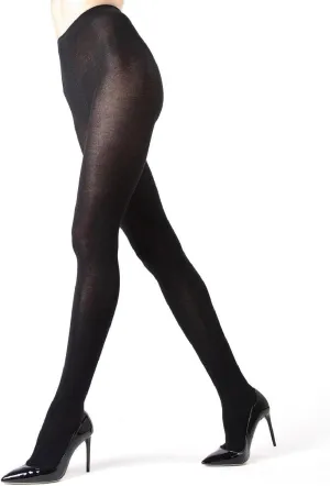MeMoi Brooklyn Flat Knit Cotton Tights for Women, Cozy and Stretchy Soft Sweater Tights - Sizes XS to 5x-6x
