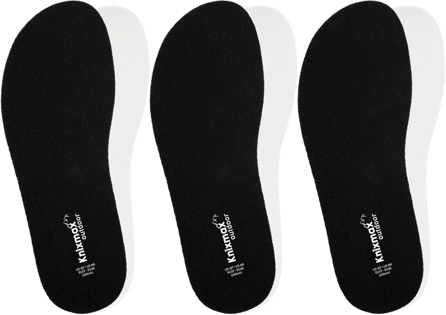 Men Women Insoles for Crocs Ultra-Thin Comfort Shoe Inserts for Garden Clogs, Nurse, Chef, Water Shoes, Waterproof Replacement Barefoot Liners Breathable Pad Black Size 6 /EU39