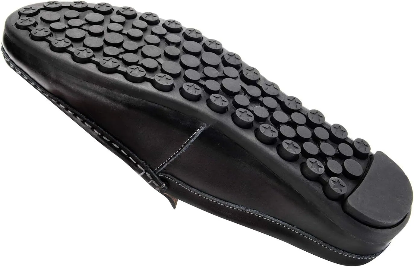 Men's Classic Leather Slippers Office Casual House Slip On Backless Loafers