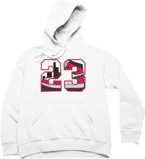 Men's Graphic 23 Hoodie To Match Jordan 1 Style Shoe, Urban Clothing Streetwear