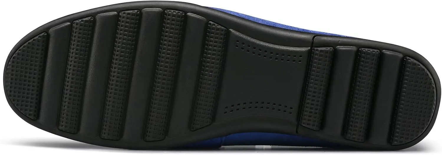 Men’s Moccasins Loafers Casual Leather Slip-On Driving Shoes Dress Comfortable & Light-Weight
