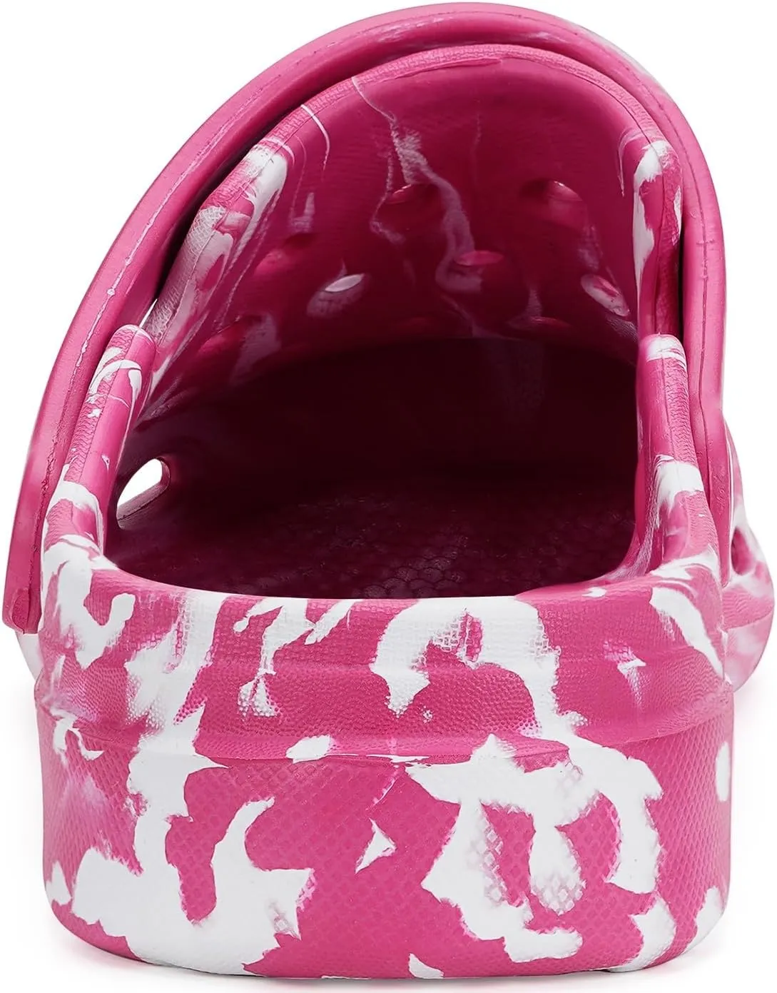 Mens Womens Garden Clogs Shoes with Arch Support Unisex Gardening Slip on Sandals Beach Slippers Tie-Dye Clog