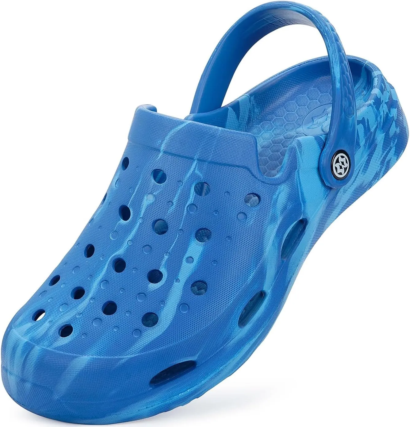 Mens Womens Garden Clogs Shoes with Arch Support Unisex Gardening Slip on Sandals Beach Slippers Tie-Dye Clog