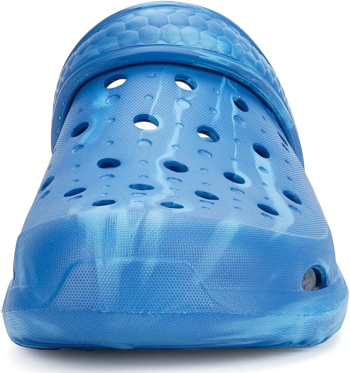 Mens Womens Garden Clogs Shoes with Arch Support Unisex Gardening Slip on Sandals Beach Slippers Tie-Dye Clog