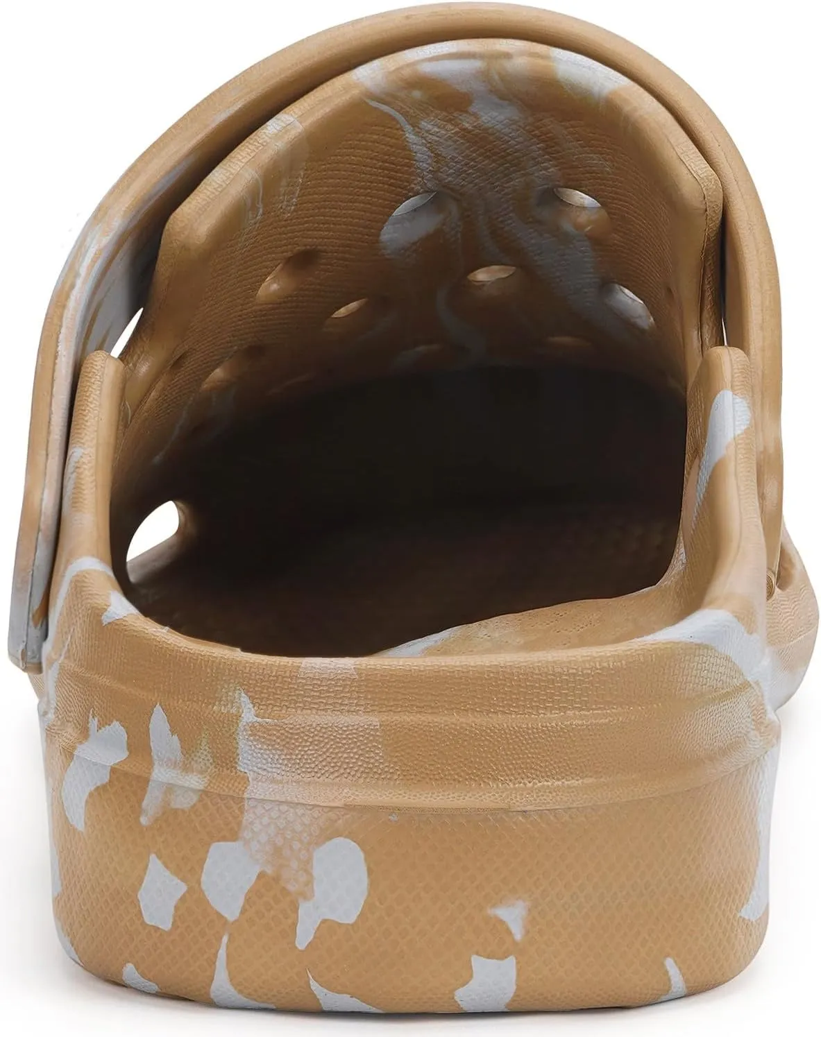 Mens Womens Garden Clogs Shoes with Arch Support Unisex Gardening Slip on Sandals Beach Slippers Tie-Dye Clog