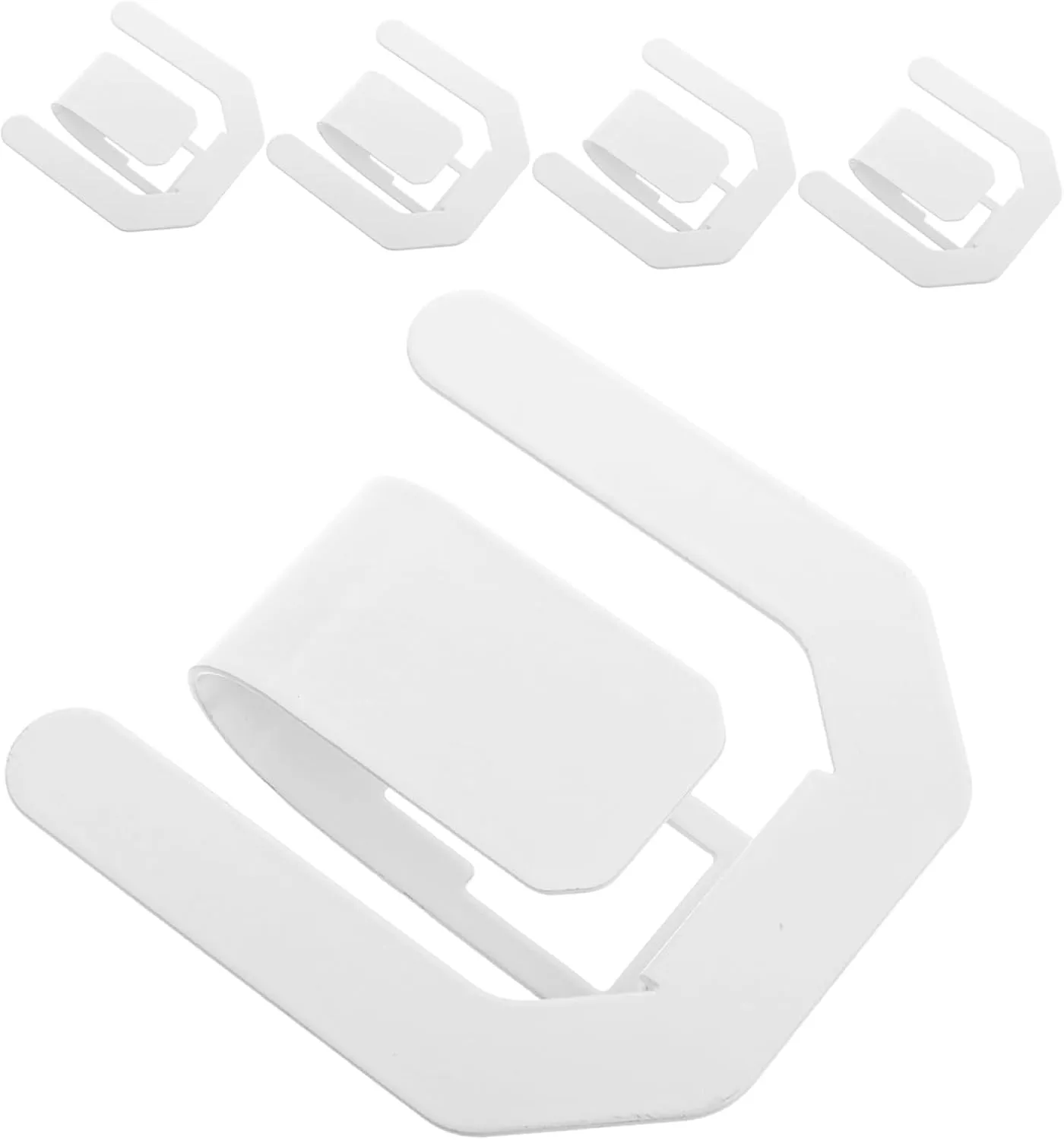 Mikinona Elegant Functional 5 Mounted Suction Cup Shoe Hanger No Punch White for Balcony Bathroom Slippers Storage