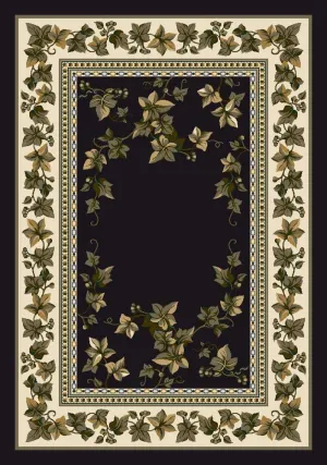 Milliken Signature Collection Ivy Valley Runner Area Rug, 2'1" x 7'8", Onyx