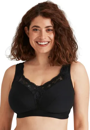 Miss Mary of Sweden Sense Non-Wired Bra – Soft Lace, Full Coverage, Wireless Support