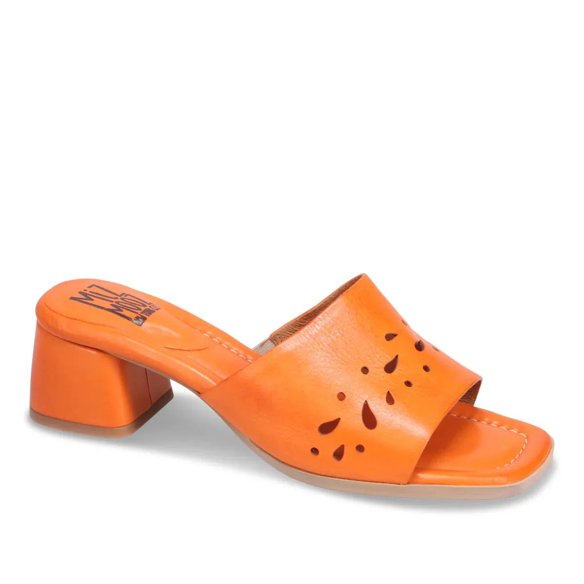 Miz Mooz ORIANA Heeled Mule in Orange