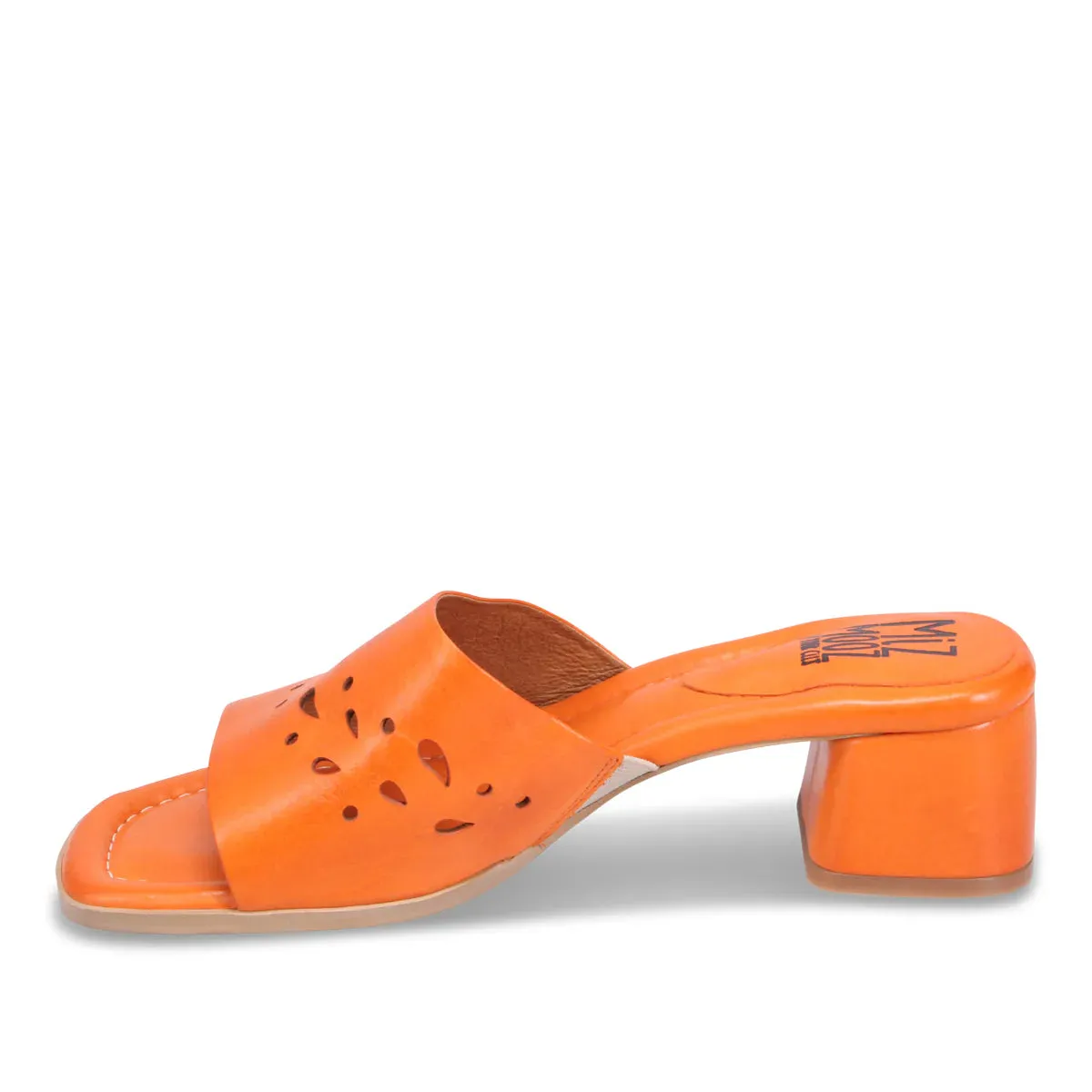 Miz Mooz ORIANA Heeled Mule in Orange