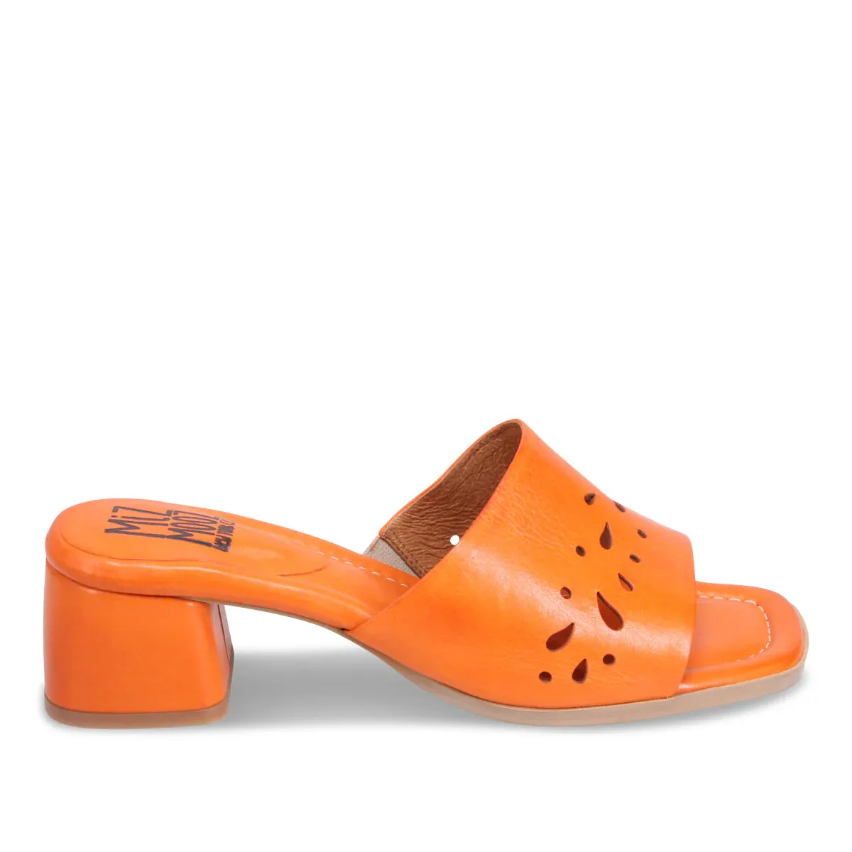 Miz Mooz ORIANA Heeled Mule in Orange
