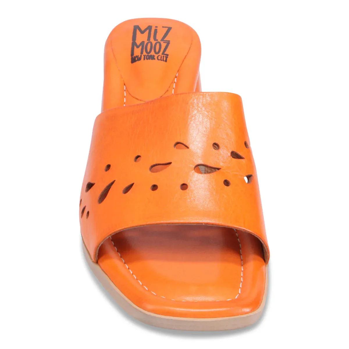 Miz Mooz ORIANA Heeled Mule in Orange