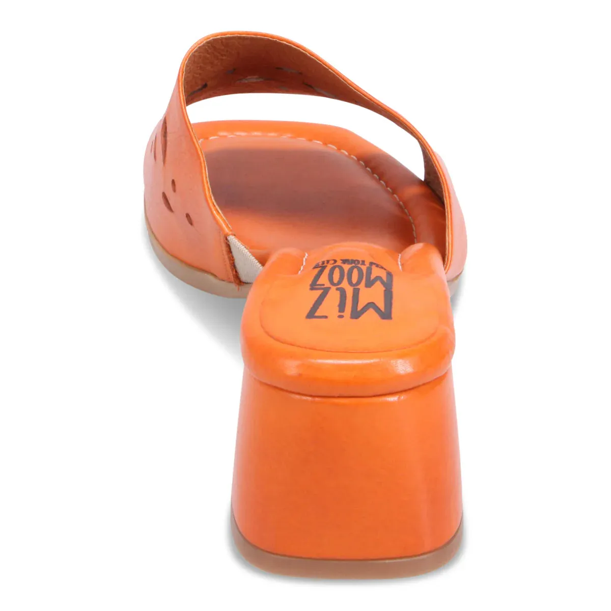 Miz Mooz ORIANA Heeled Mule in Orange