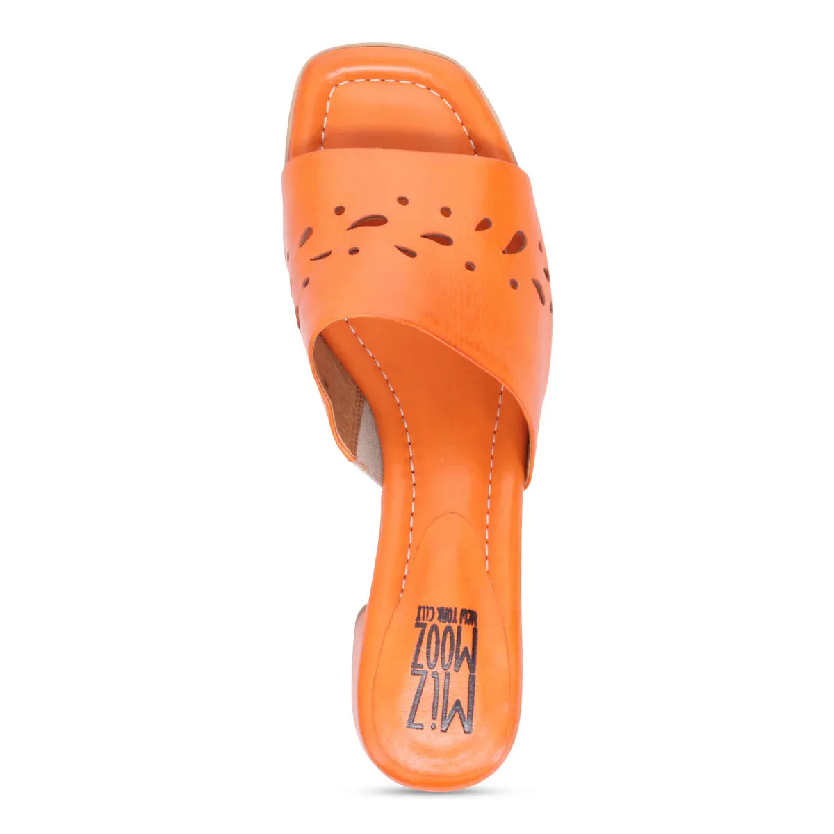 Miz Mooz ORIANA Heeled Mule in Orange