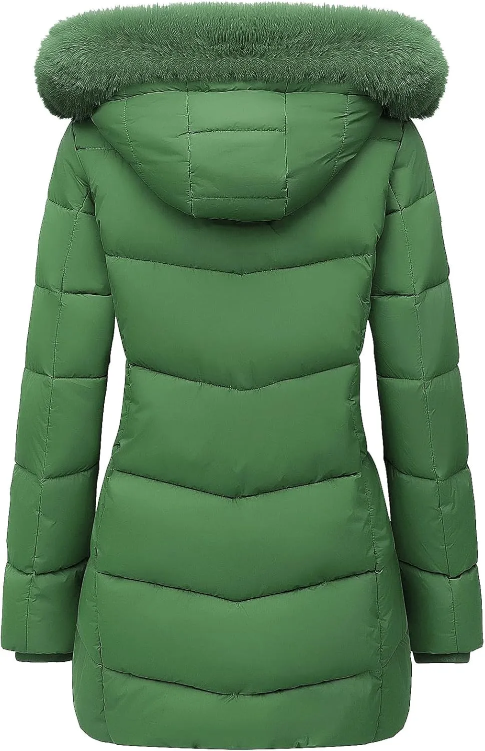 MOERDENG Women's Winter Windproof Warm Down Coats Waterproof Thicken Hooded fashions Puffer Jacket