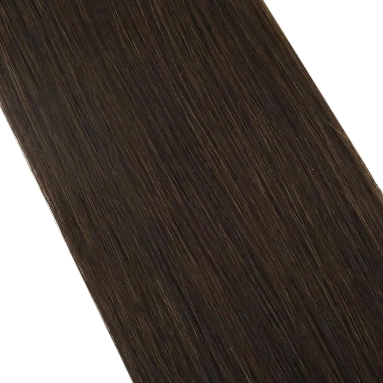 Moresoo Tape in Extensions Brown Human Hair Extensions Adhesive Tape in Human Hair Extensions Dark Brown Glue in Real Human Hair #4 20pcs 50g 20 Inch