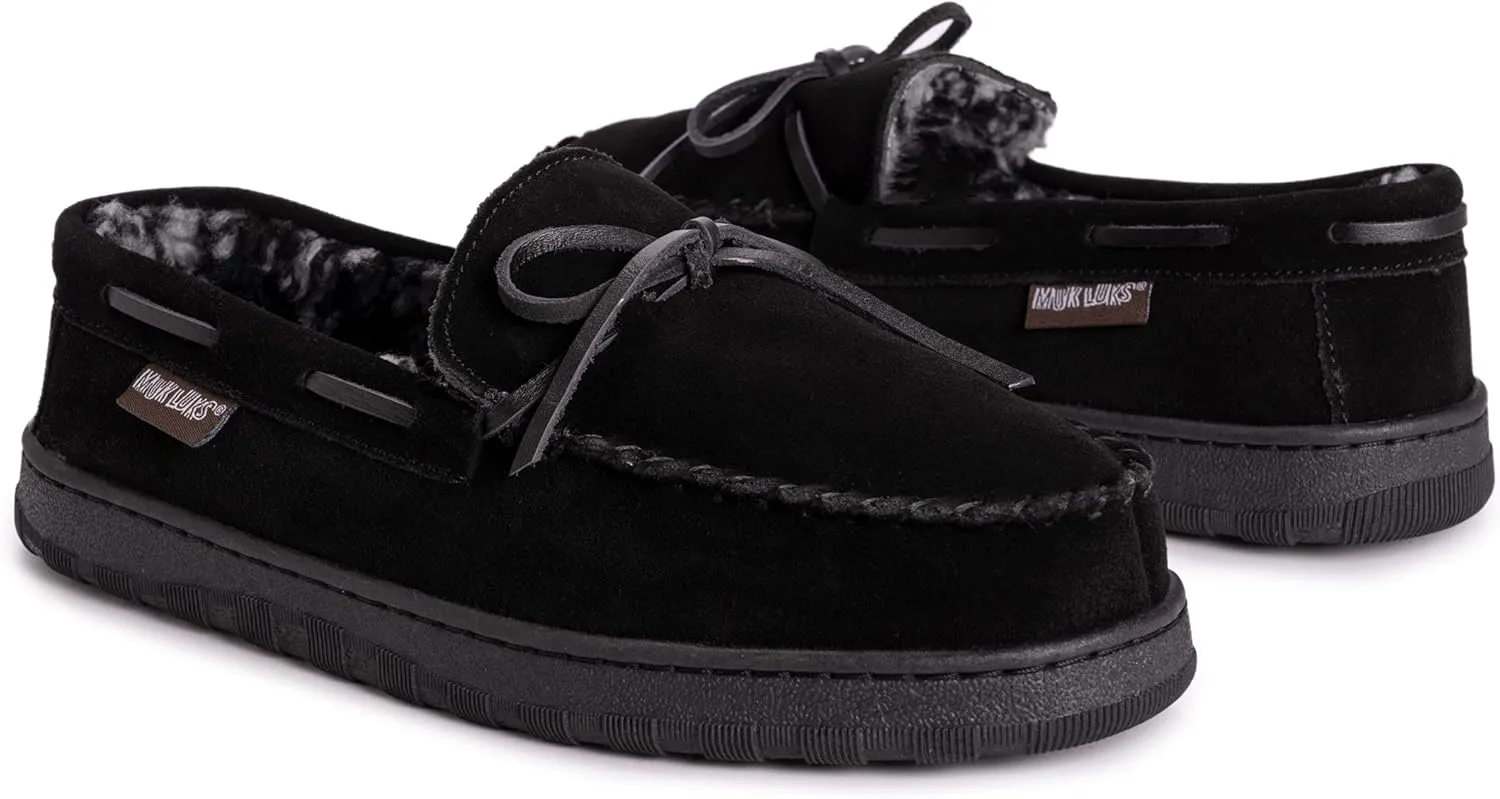 MUK LUKS Men's Paul Slipper, Multi Colors