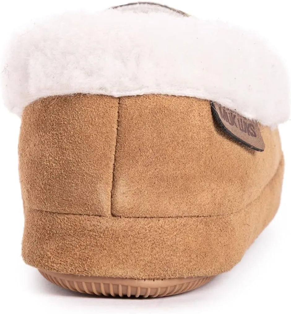 MUK LUKS Women's Leather Goods Sia Moccasin Slipper