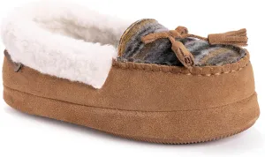 MUK LUKS Women's Leather Goods Sia Moccasin Slipper