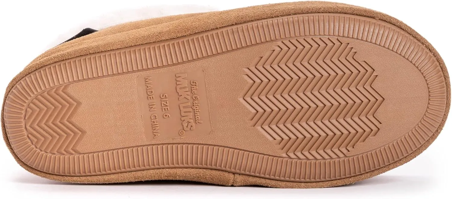 MUK LUKS Women's Leather Goods Sia Moccasin Slipper